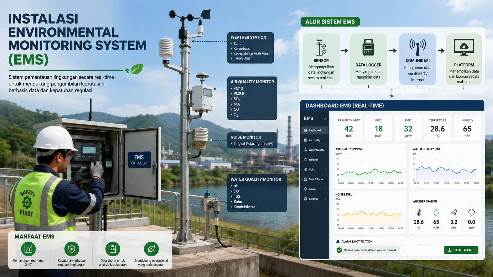 Jasa Instalasi EMS Terpadu