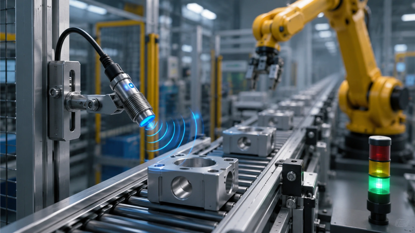 Penerapan proximity sensor dalam industri manufaktur otomatis
