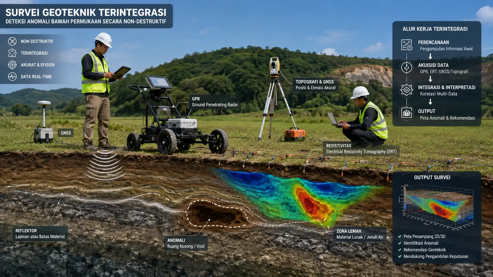 Pemetaan Geoteknik dengan Teknologi Modern