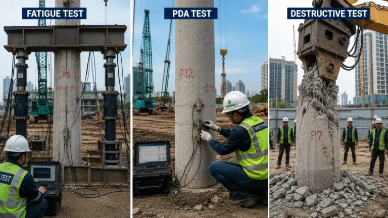 Mengenal Pengujian Pile: Fatigue, PDA Test, dan Destructive Artinya