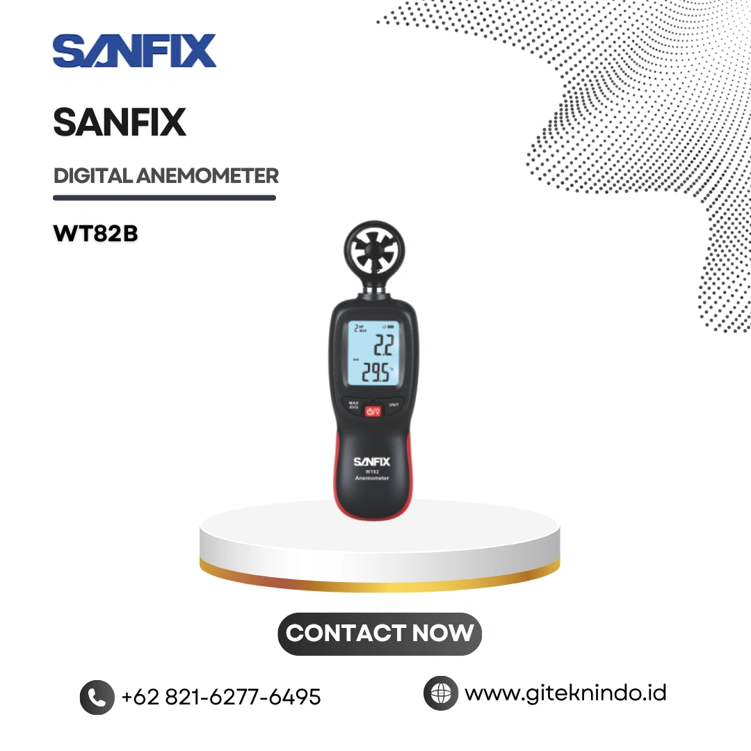 SANFIX Digital Anemometer WT82-WT82B - Gambar 2