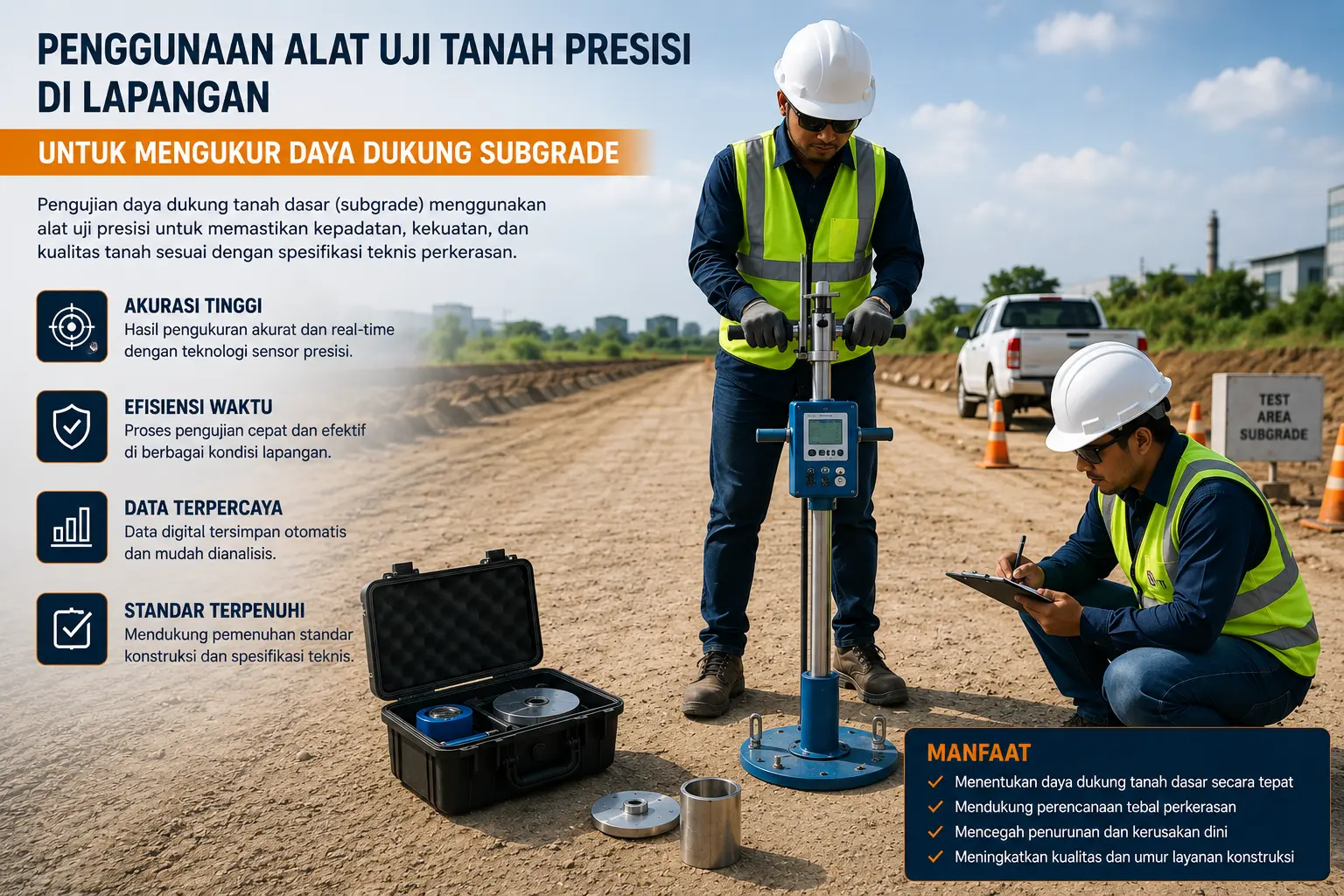 Peralatan Field CBR Test
