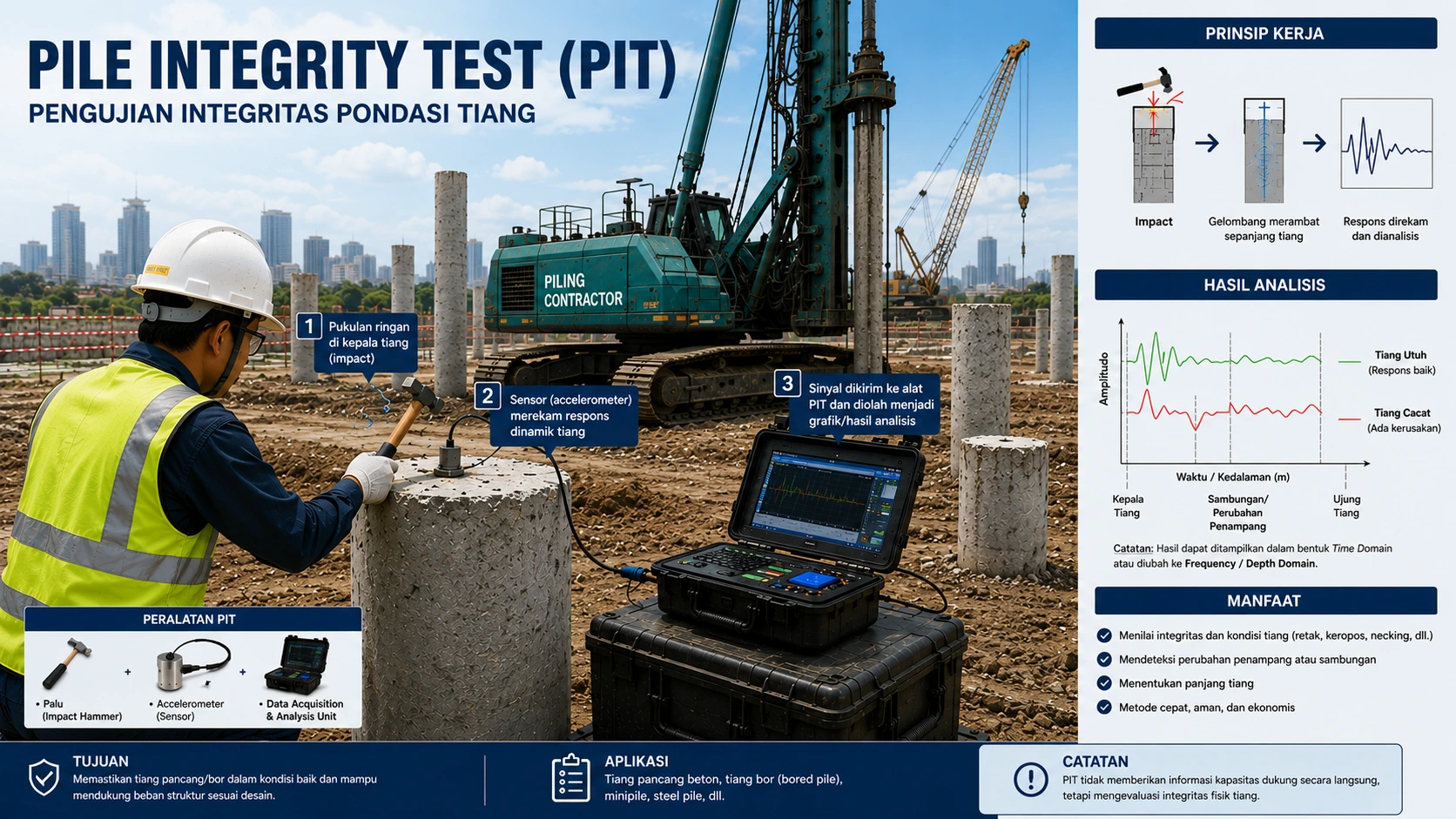 Layanan Jasa Pile Integrity Test Profesional