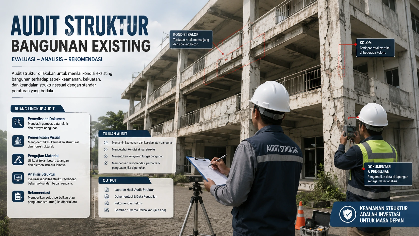 Layanan Jasa Audit Struktur Komprehensif