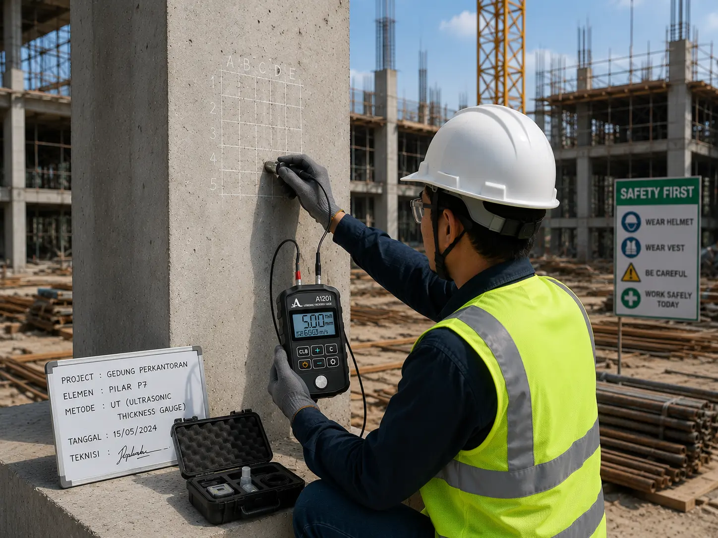 Inspeksi Beton Menggunakan NDT