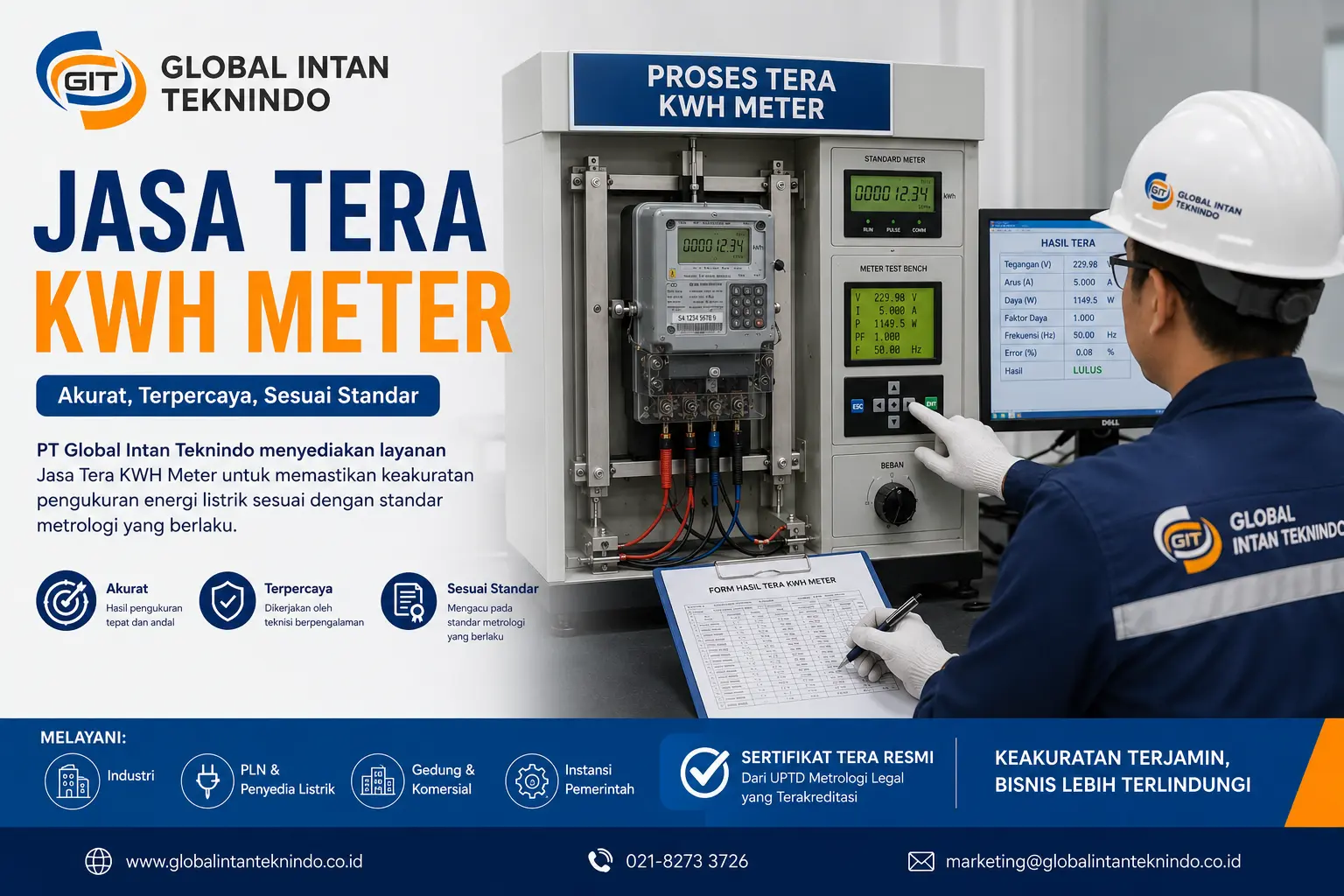 Jasa Tera KWH Meter Giteknindo