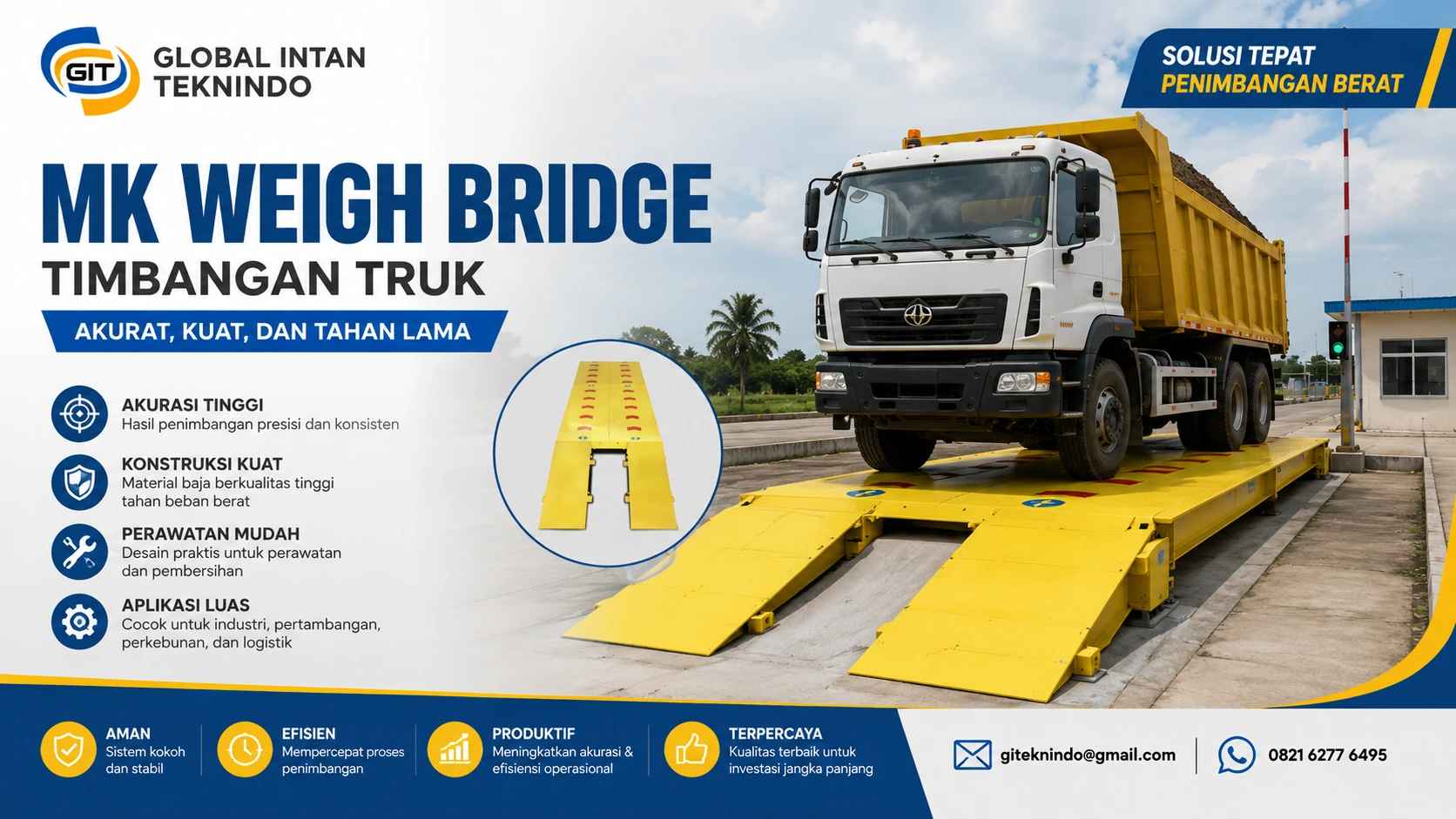 Paket Jembatan Timbang MK Weigh Bridge