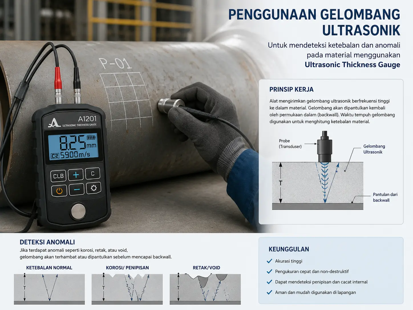 Ultrasonic Thickness Gauge