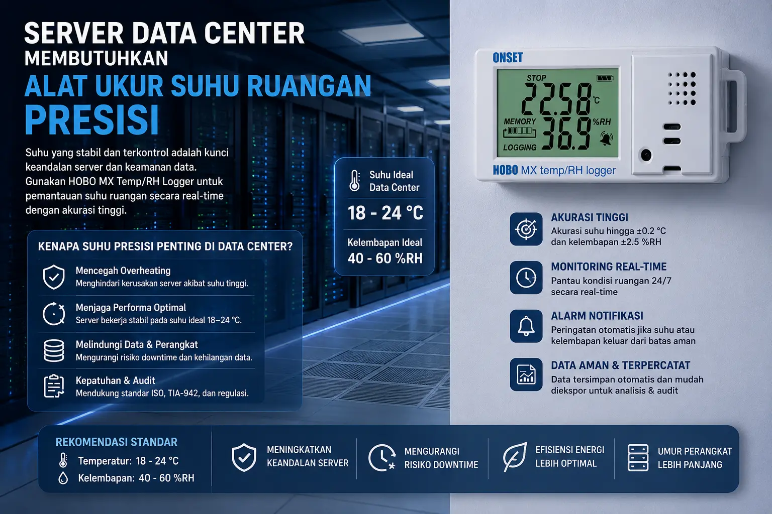 Server Data Center Membutuhkan Jawaban Pasti Suhu Ruang Berapa Derajat
