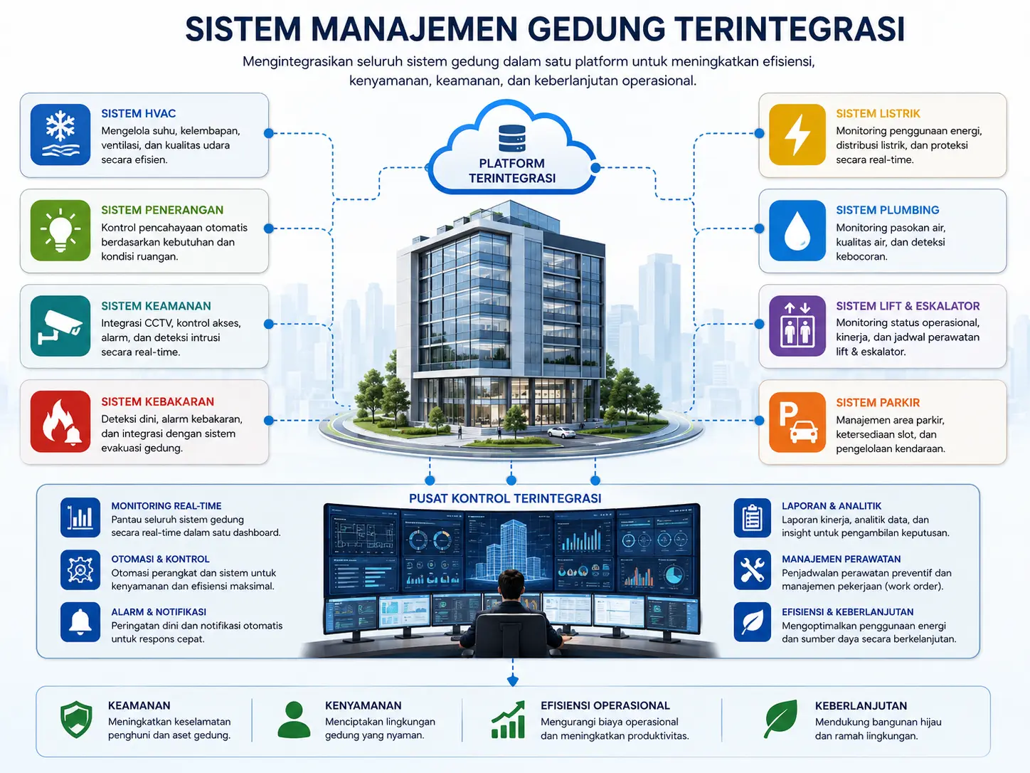 Sistem manajemen gedung terintegrasi