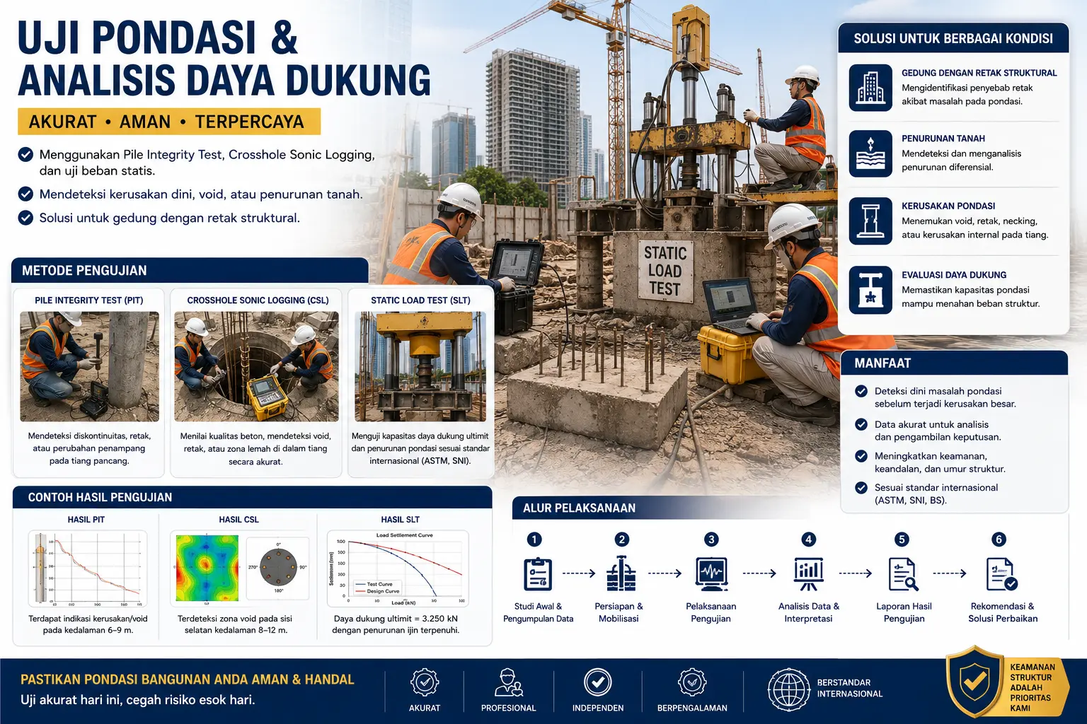 Jasa Uji Pondasi terpercaya
