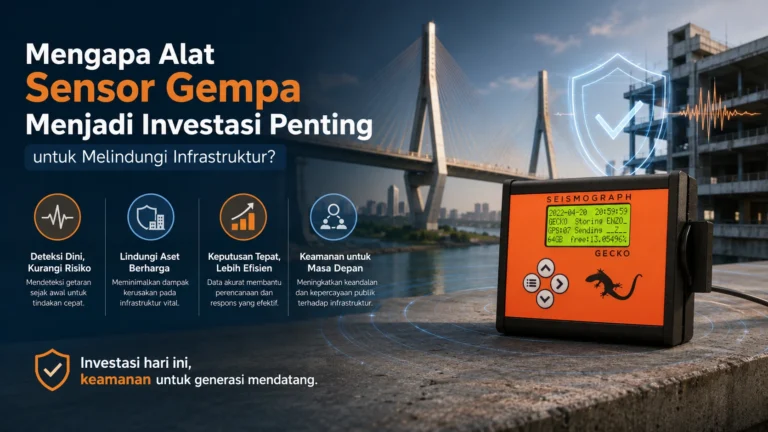 Mengapa Alat Sensor Gempa Menjadi Investasi Penting untuk Melindungi Infrastruktur?
