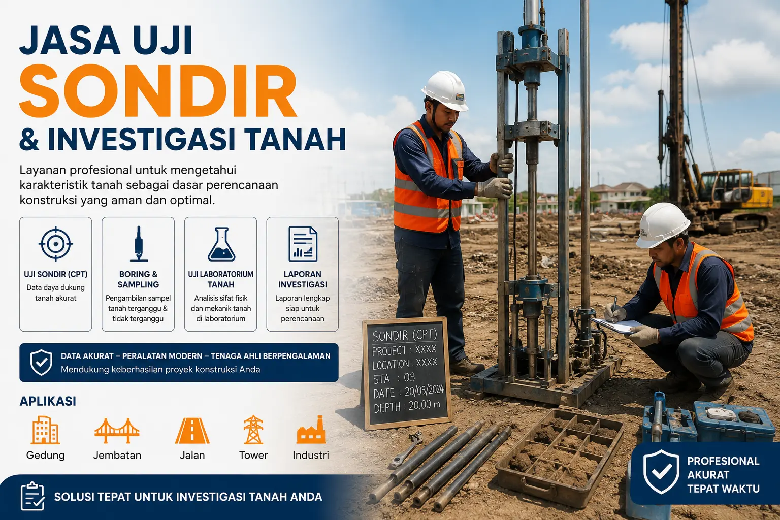 Jasa Sondir Test PT Global Intan Teknindo