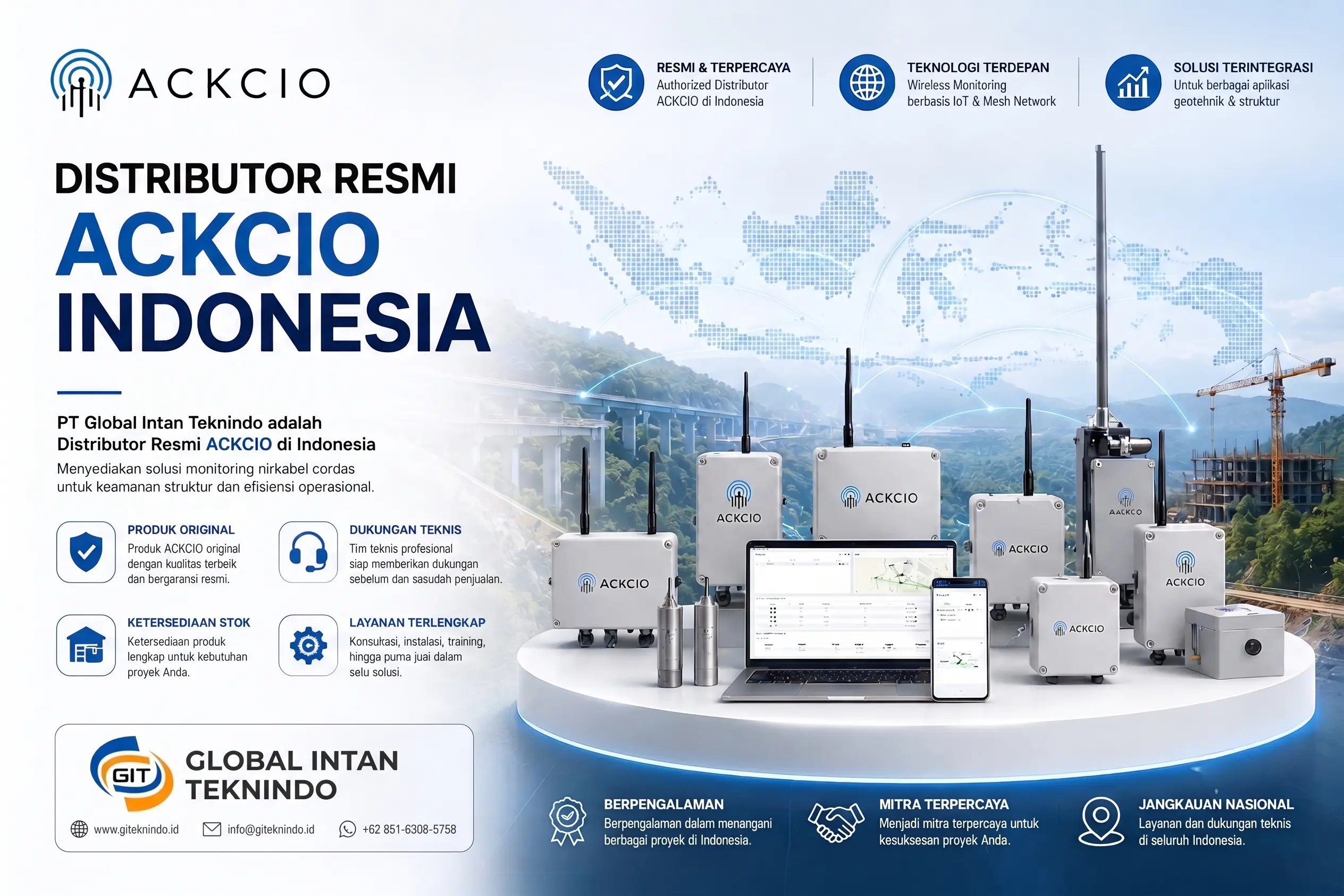 Distributor Resmi Ackcio Indonesia