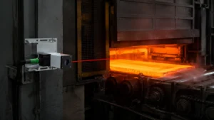 Monitoring Posisi Slab Furnace dengan Sensor Laser Dimetix