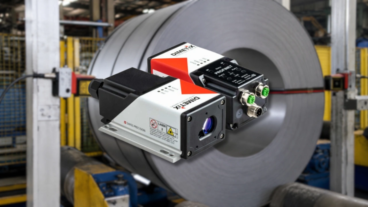 Pengukuran Diameter Coil Baja dengan Sensor Laser Dimetix