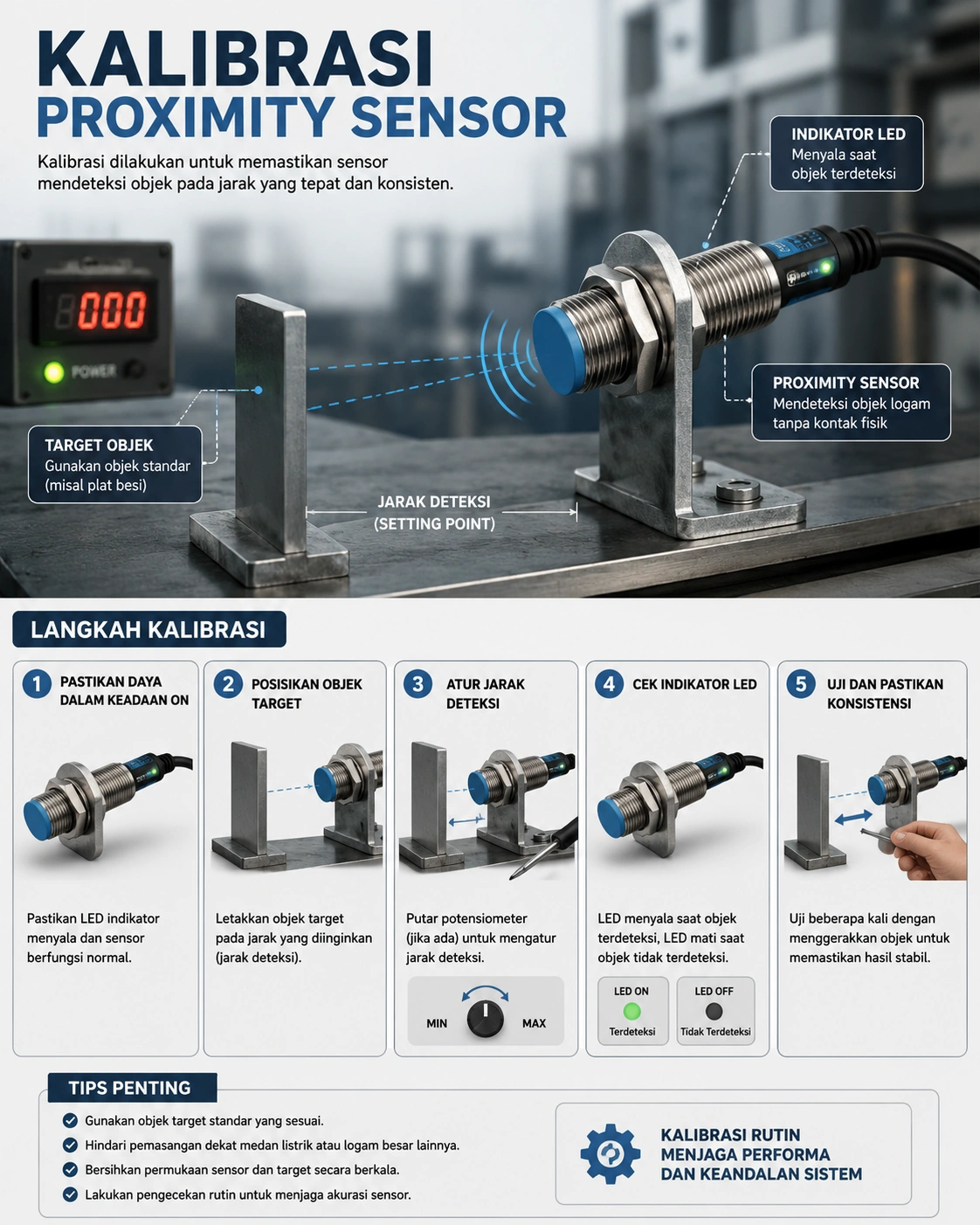 Jasa Kalibrasi Proximity Sensor PT Global Intan Teknindo