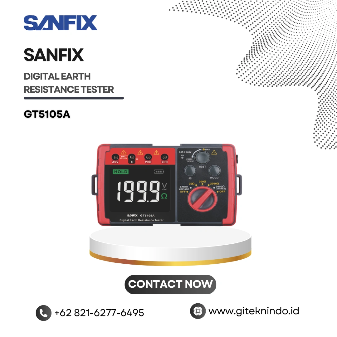 SANFIX Digital Earth Resistance Tester GT5105A