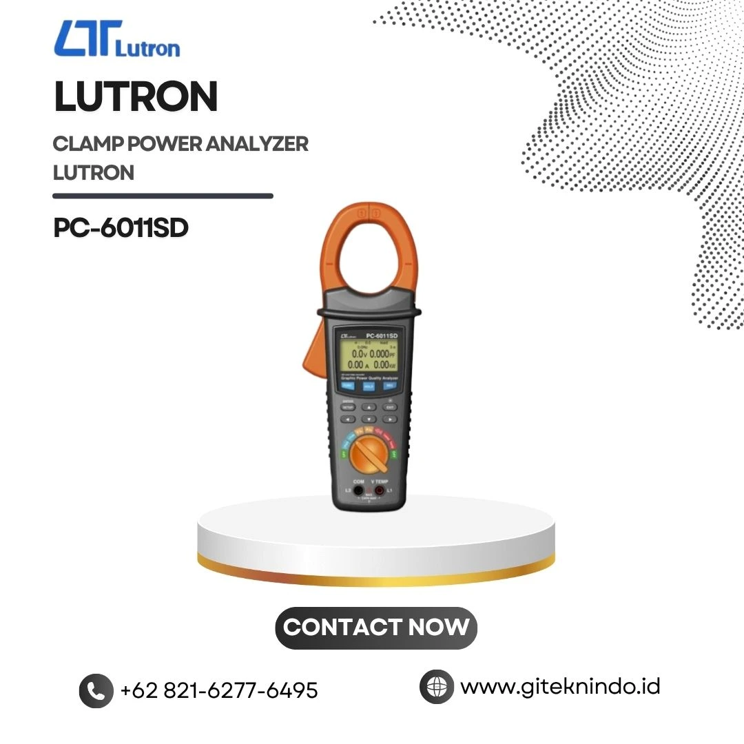 Lutron PC-6011SD Clamp Power Analyzer