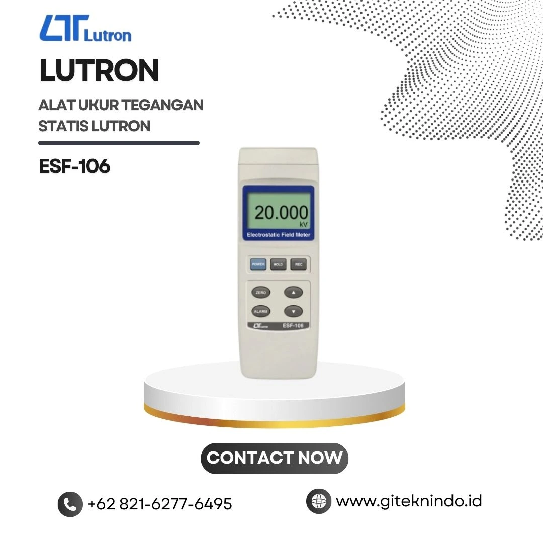 Alat Ukur Tegangan Statis Lutron ESF-106 electrostatic meter