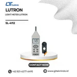 Light meter Lutron SL-4112 untuk mengukur intensitas cahaya dan kebisingan industri