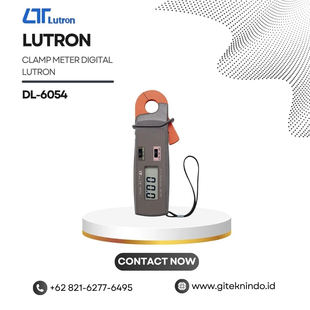 Clamp Meter Digital Lutron DL-6054 alat ukur arus bocor AC digital profesional