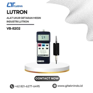 Alat Ukur Getaran Mesin Industri LUTRON VB-8202 untuk analisis getaran mesin.