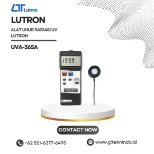 Alat Ukur Radiasi UV LUTRON UVA-365A untuk pengukuran intensitas sinar UVA 365 nm.