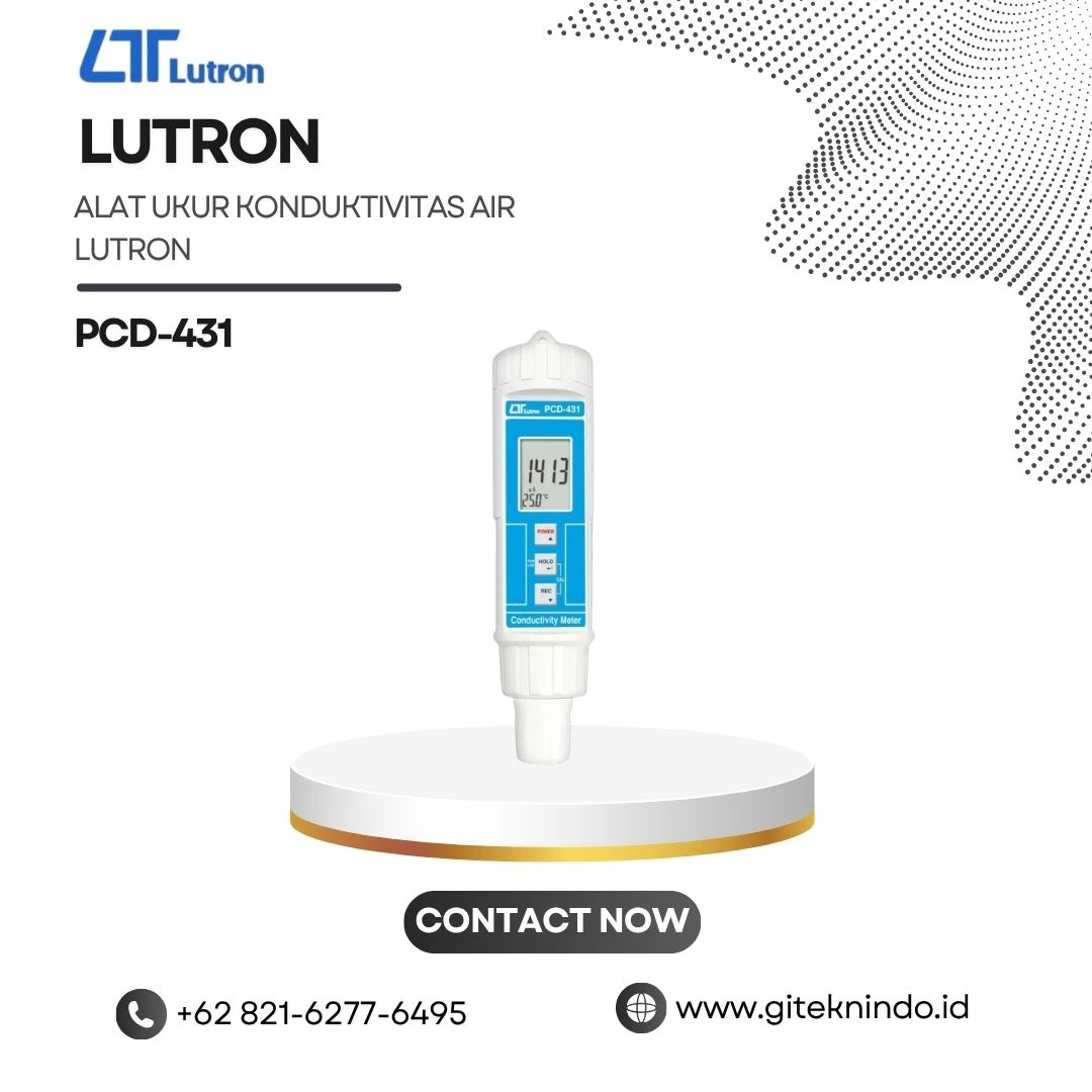 Alat Ukur Konduktivitas Air Lutron PCD-431 Conductivity Meter Digital