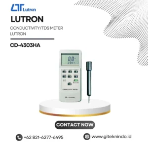 Conductivity/TDS Meter LUTRON CD-4303HA untuk Pengukuran Konduktivitas, TDS, Salinitas, dan Suhu Air