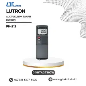 Alat Ukur pH Tanah LUTRON PH-212 dengan elektroda spear tip untuk pengukuran pH tanah digital