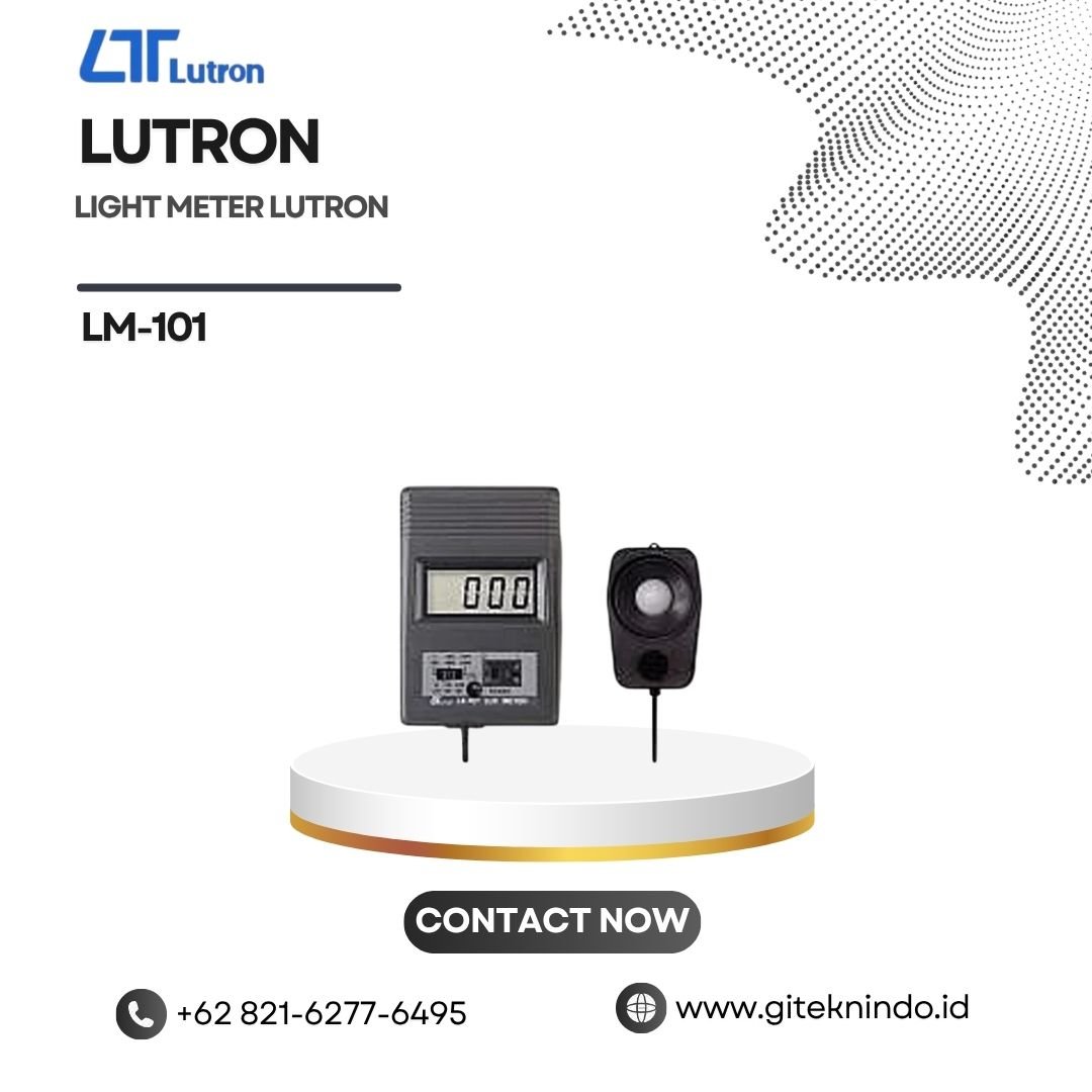 Light meter Lutron LM-101 lux meter digital portabel saku
