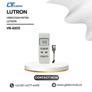 Vibration Meter Lutron VB-8203 untuk pengukuran getaran mesin industri.