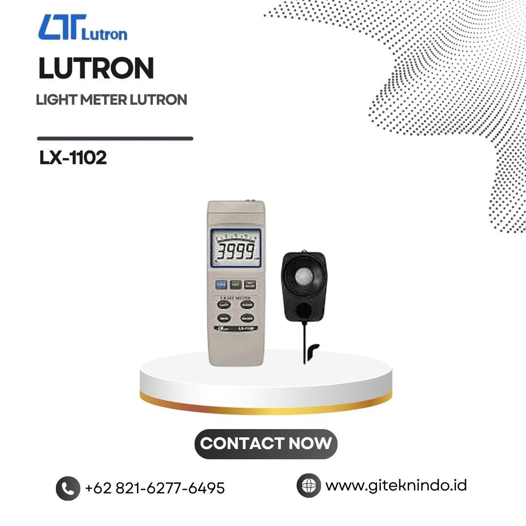 Light meter Lutron LX-107HA lux meter digital portabel multi jenis lampu
