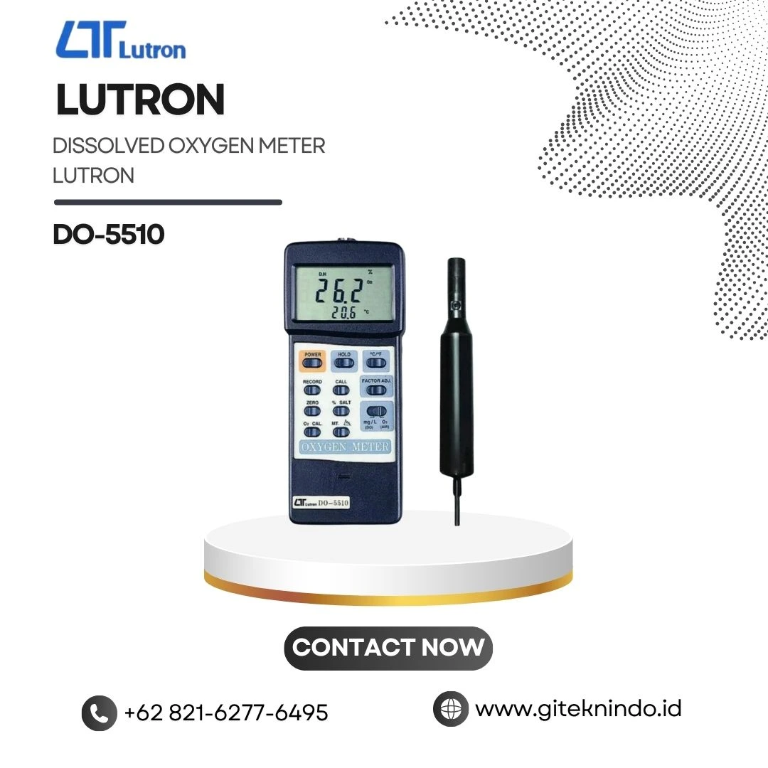Dissolved Oxygen Meter Lutron DO-5510 Alat Ukur Oksigen Terlarut