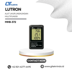 Alat Ukur Lingkungan Multifungsi MHB-372 untuk mengukur suhu, kelembapan, dan tekanan udara
