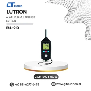 Alat Ukur Multifungsi LUTRON EM-1910 untuk mengukur kebisingan, cahaya, suhu, dan kelembapan