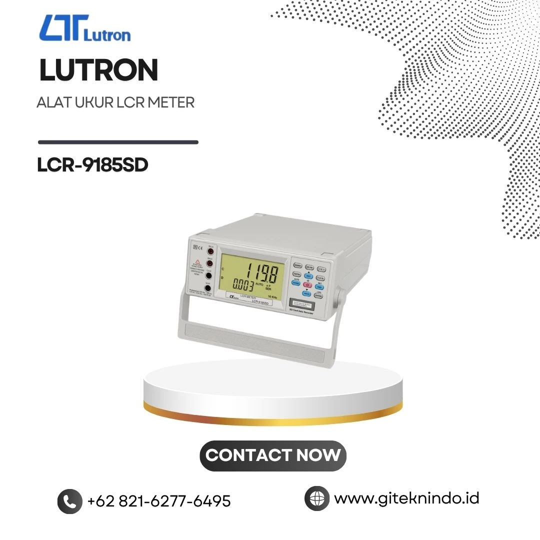 Alat Ukur LCR Meter LCR-9185SD untuk mengukur induktansi, kapasitansi, dan resistansi