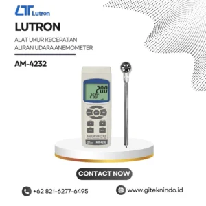 Alat Ukur Kecepatan Aliran Udara Anemometer AM-4232 LUTRON dengan probe teleskopik digital