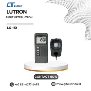 Light Meter LUTRON LX-110 untuk mengukur intensitas cahaya dan suhu secara akurat