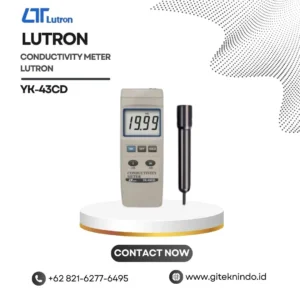 Conductivity meter Lutron YK-43CD alat pengukur konduktivitas listrik cairan digital industrial