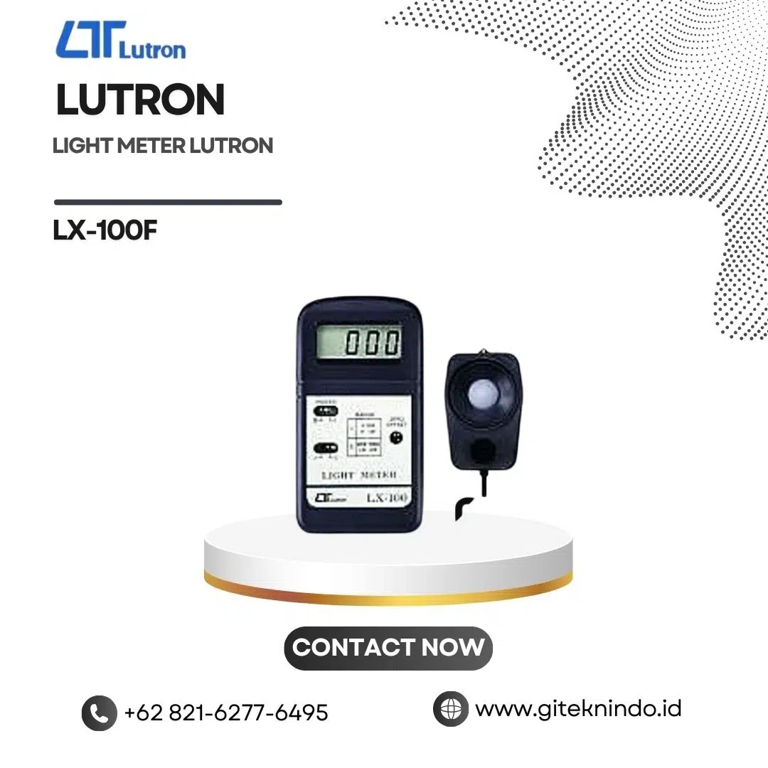 Light Meter LUTRON LX-100F untuk mengukur intensitas cahaya Foot Candle