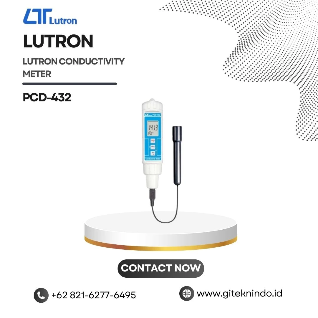 Lutron Conductivity Meter alat ukur konduktivitas air digital