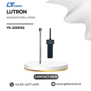 Anemometers LUTRON YK-200PAS mini vane probe untuk mengukur kecepatan udara dan temperatur secara akurat