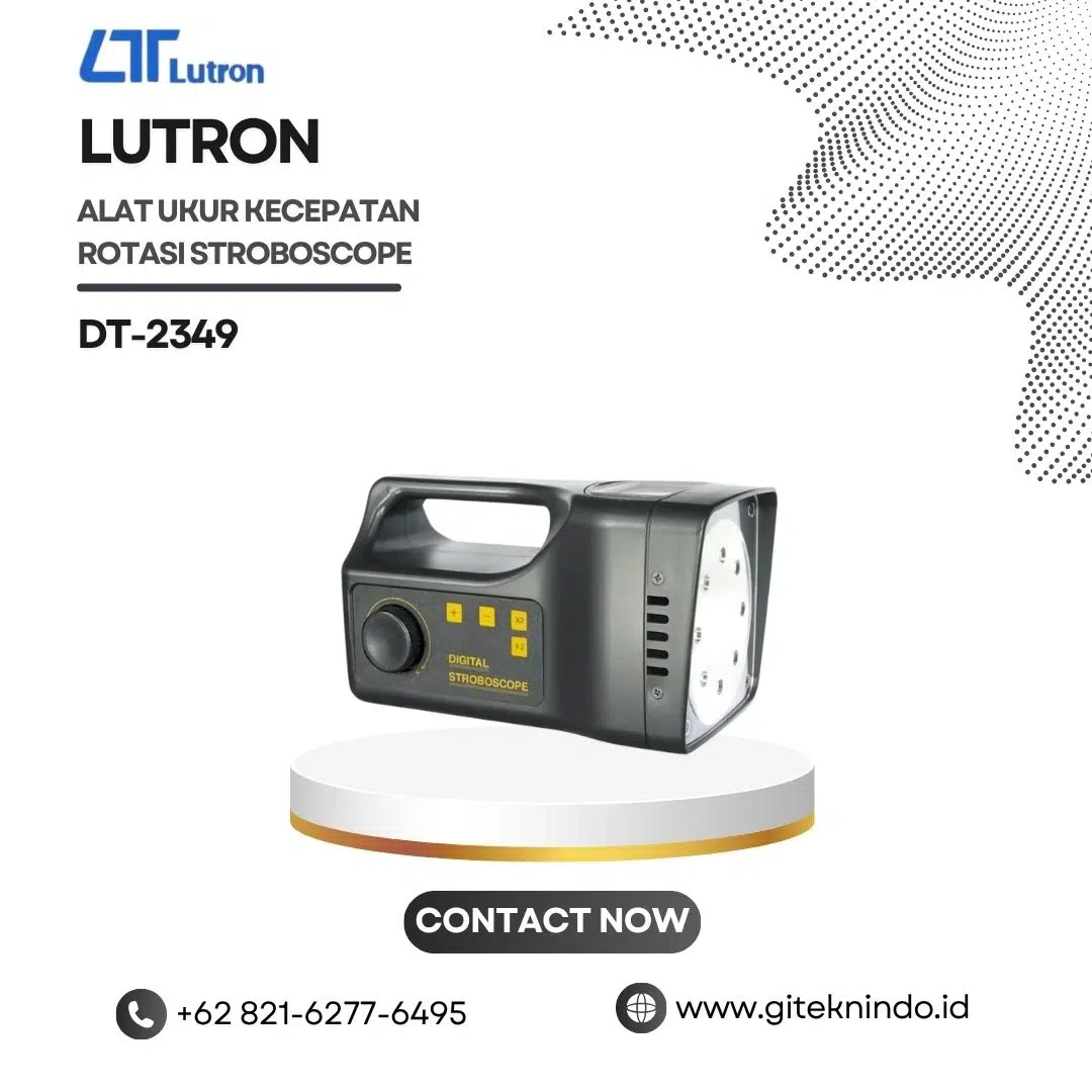 Alat Ukur Kecepatan Rotasi Stroboscope DT-2349 untuk pengukuran RPM tanpa kontak