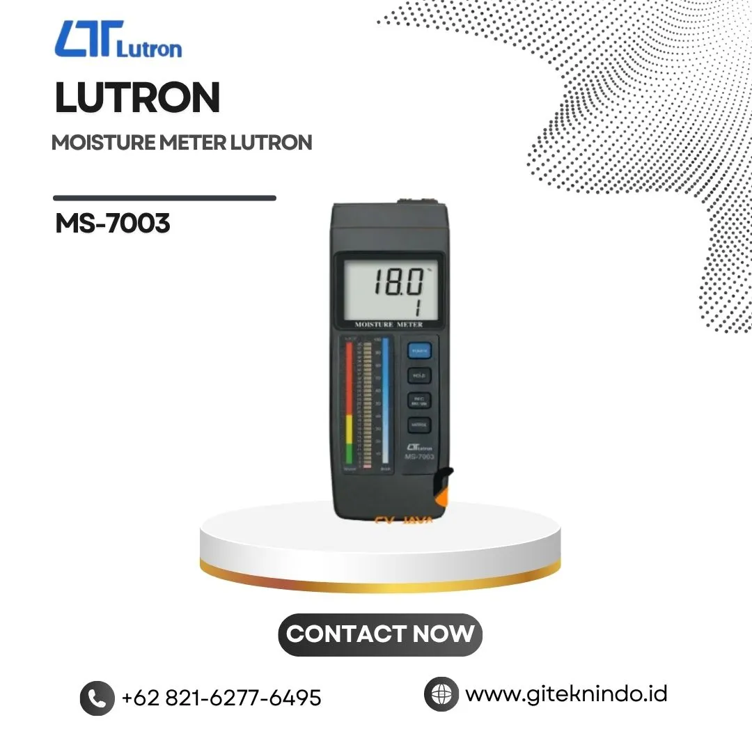 Moisture meter Lutron MS-7003 alat ukur kadar air kayu beton digital