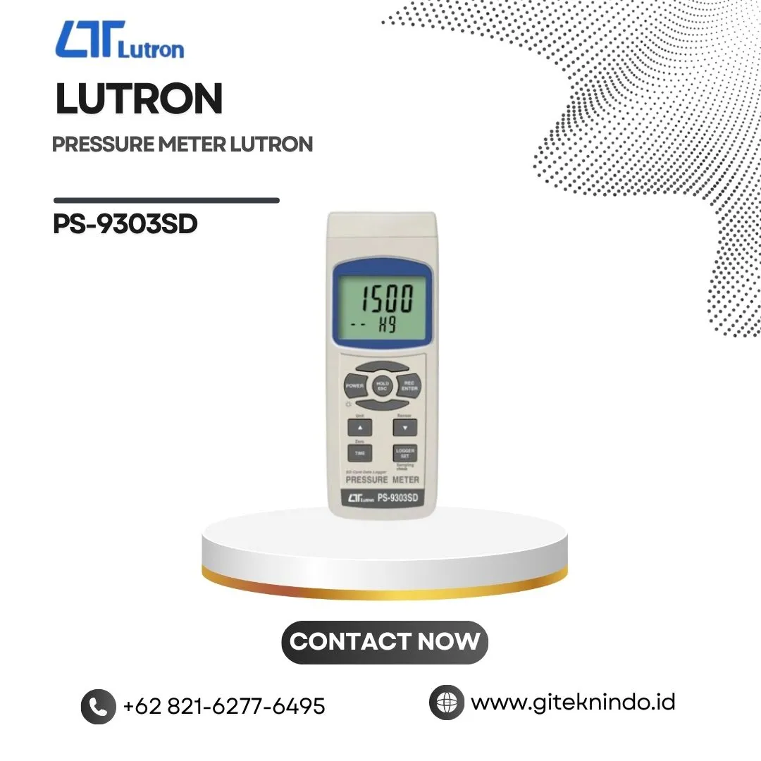 Pressure meter Lutron PS-9303SD data logger kartu sd digital industrial