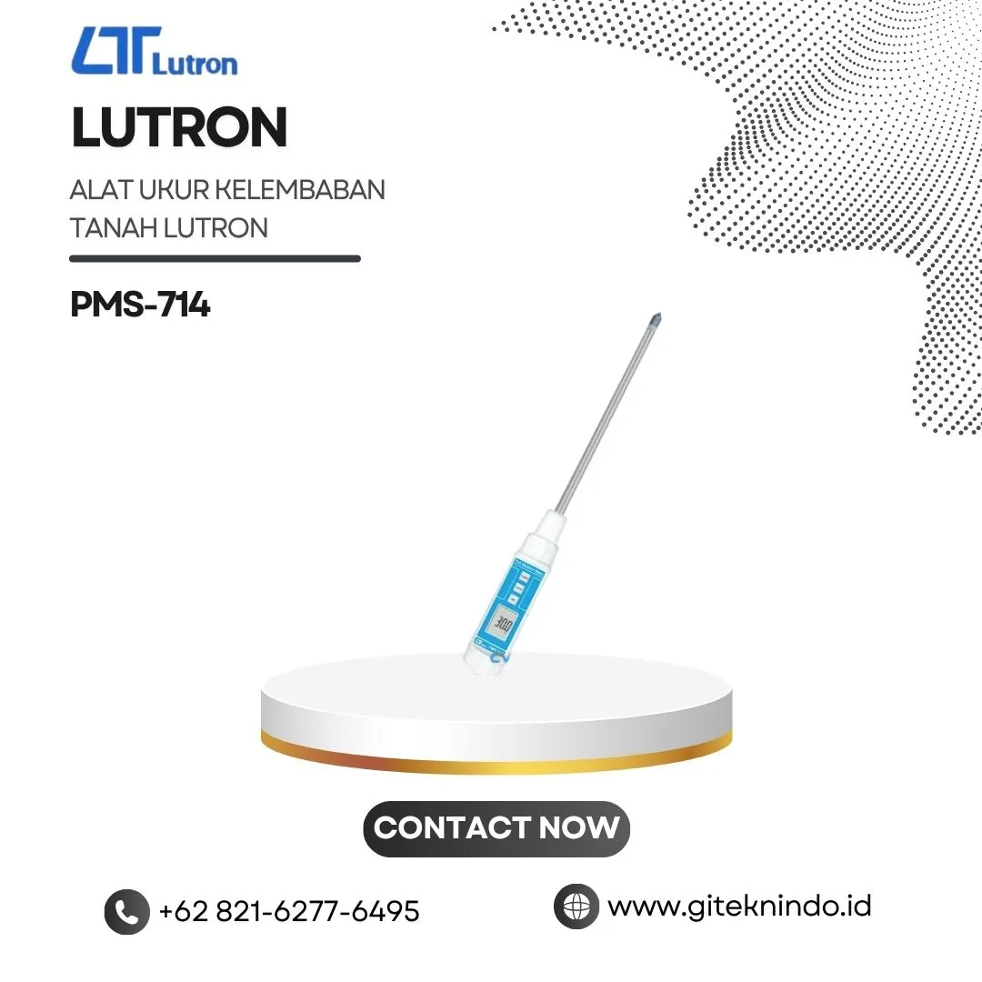 Alat Ukur Kelembaban Tanah LUTRON PMS-714 digital