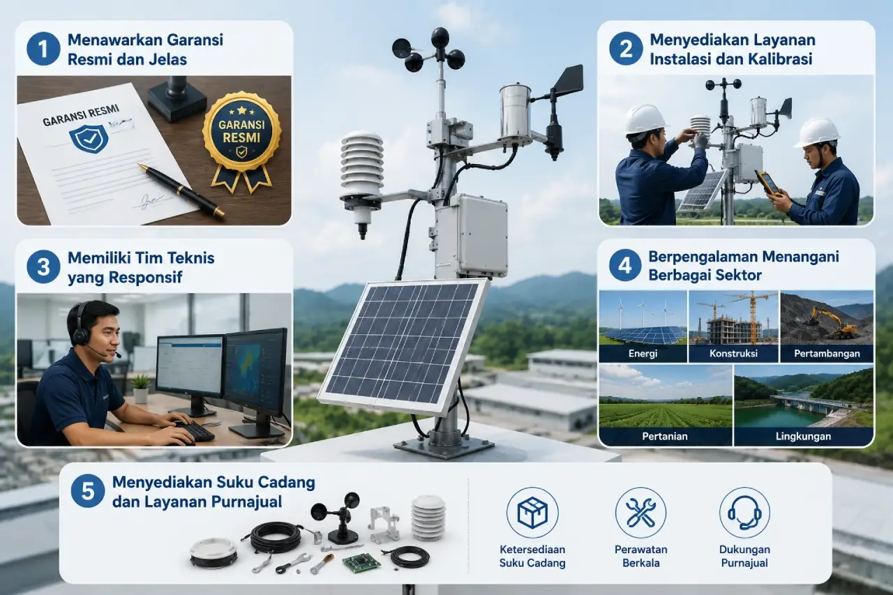 Tips-tips memilih penyedia stasiun cuaca atau weather station berkualitas dan bergaransi aman di Indonesia