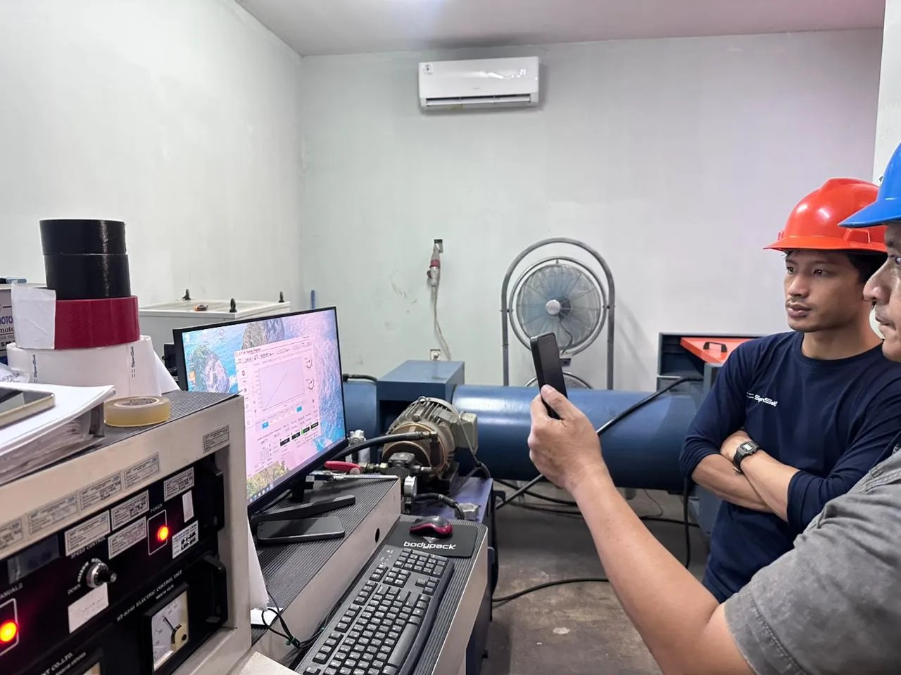 Dokumentasi akhir proyek penggantian selang hydraulic Test Bench